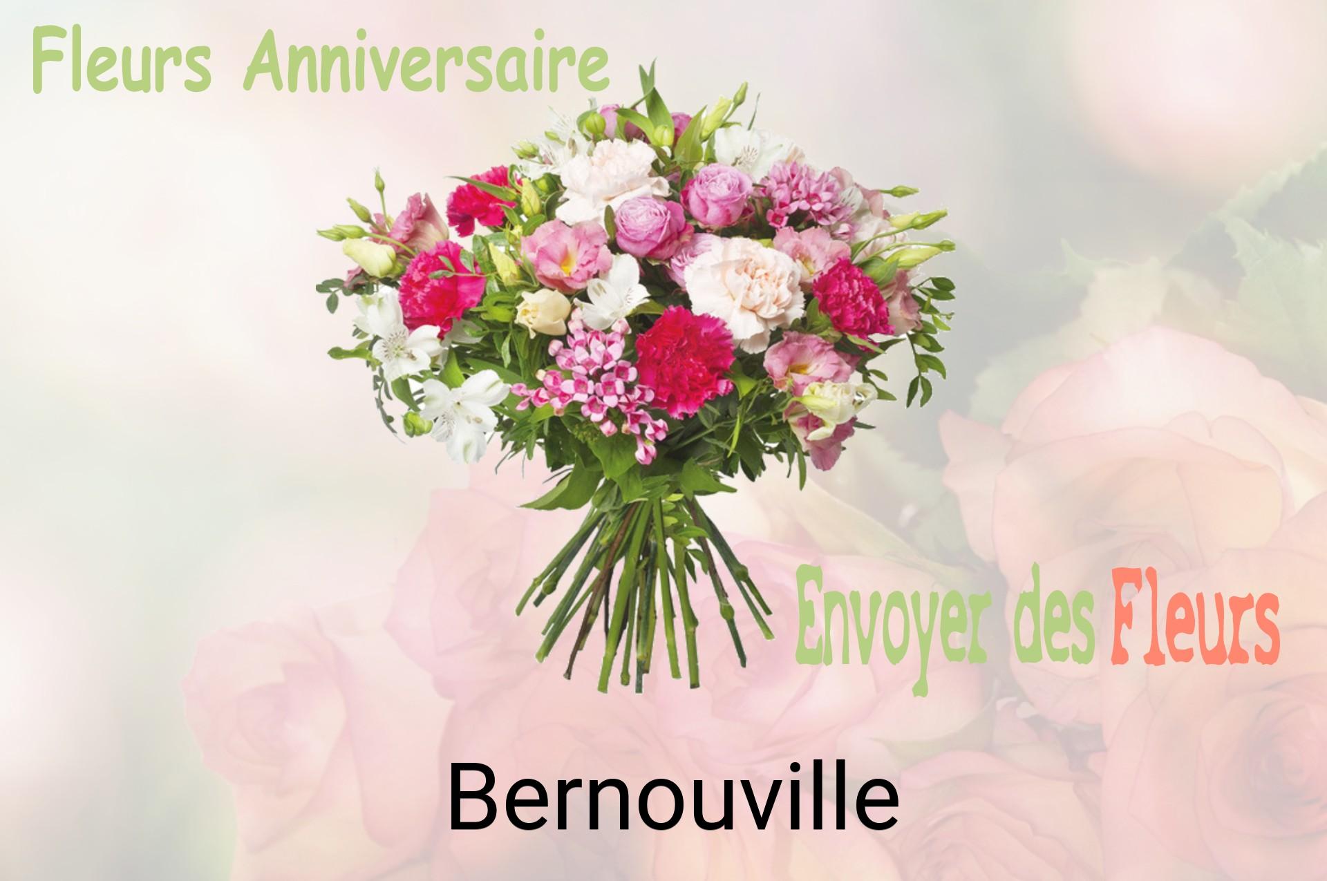 Bouquet de fleurs d’anniversaire livré à Bernouville
